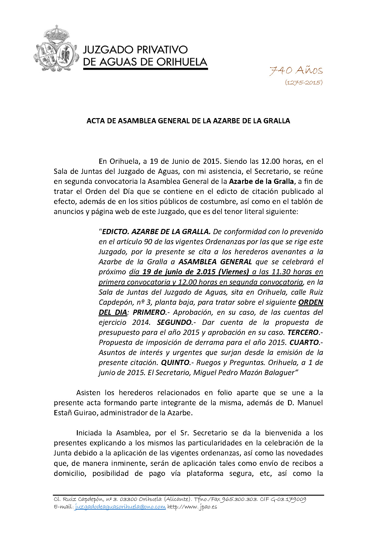 84 AZARBE DE LA GRALLA  ASAMBLEA GENERAL CUENTAS 19062015 (Autoguardado)_Página_1